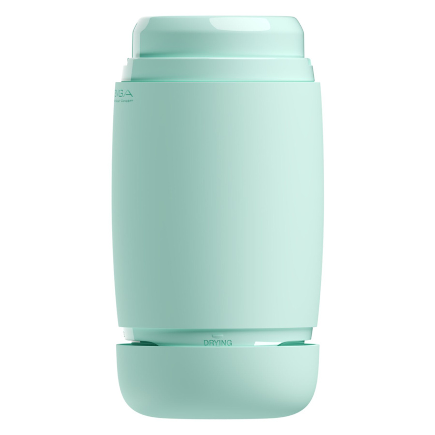 Мастурбатор TENGA PUFFY MINT GREEN, ультрам’який матеріал, багаторазовий, наскрізний фото 2