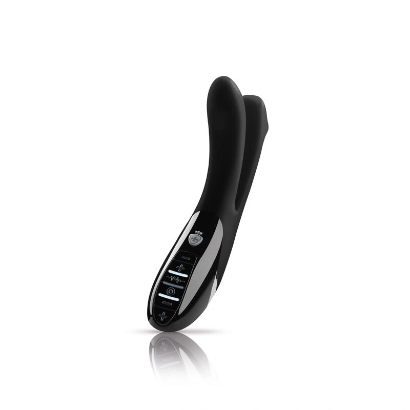 Вибратор двойной с электростимуляцией Mystim Tingling Aparte eStim Black, миостимулятор фото 9