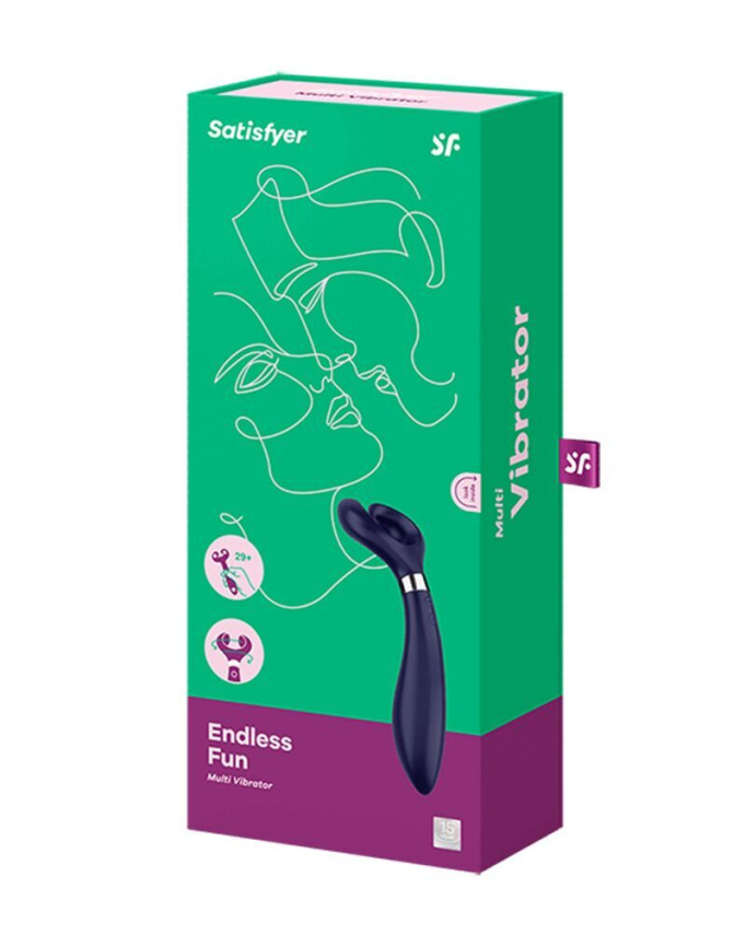 Вібратор для пар Satisfyer Endless Fun Blue (м'яте паковання!!!) фото 5