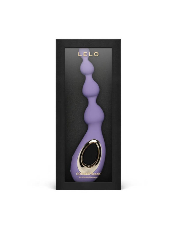 Анальне намисто з вібрацією LELO Soraya Beads Violet Dusk, різний діаметр намистин, 8 режимів фото 3