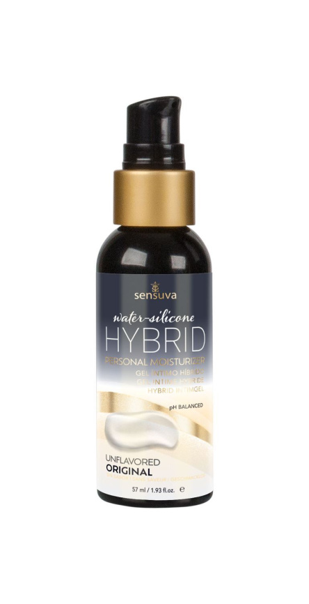 Змазка водно-силіконова Sensuva Hybrid Formula (57 мл) без цукру, можна для оральних пестощів фото 2