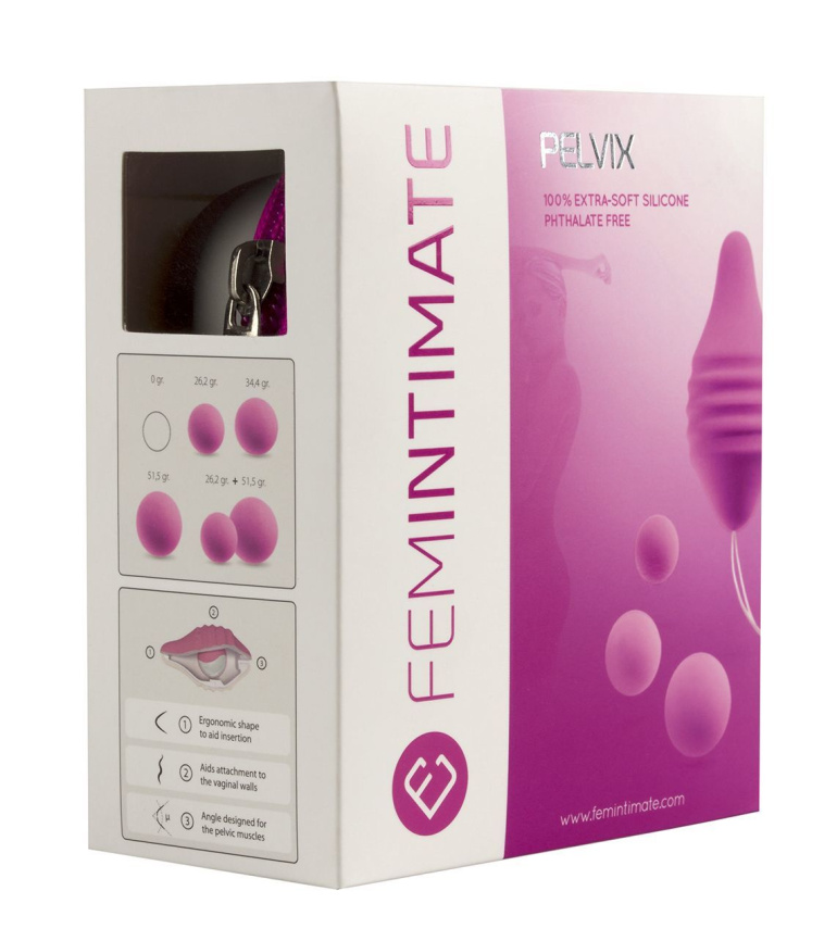 Тренажер Кегеля Femintimate Pelvix Concept з набором вантажів, анатомічно правильний фото 4