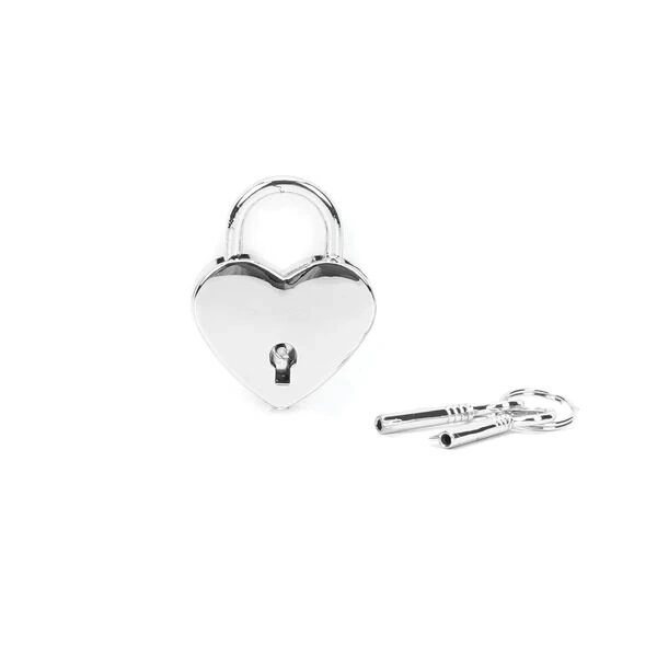 Замочек-сердечко Liebe Seele Heart Shape Padlock Silver (2 шт), универсальный фото 1