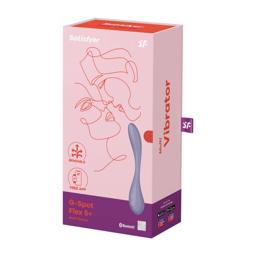 Универсальный смарт-вибратор Satisfyer G-Spot Flex 5+ Lilac фото 7