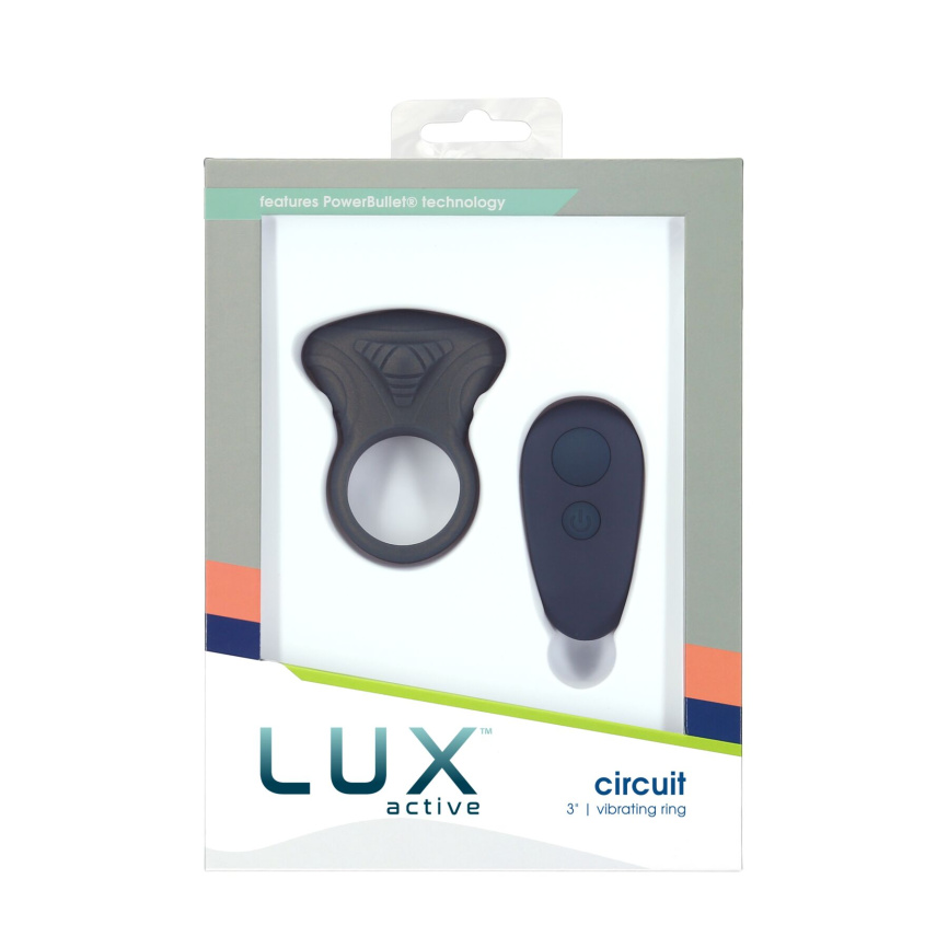 Ерекційне віброкільце Lux Active Circuit Vibrating Cock Ring, пульт ДК, 7 режимів вібрації фото 4