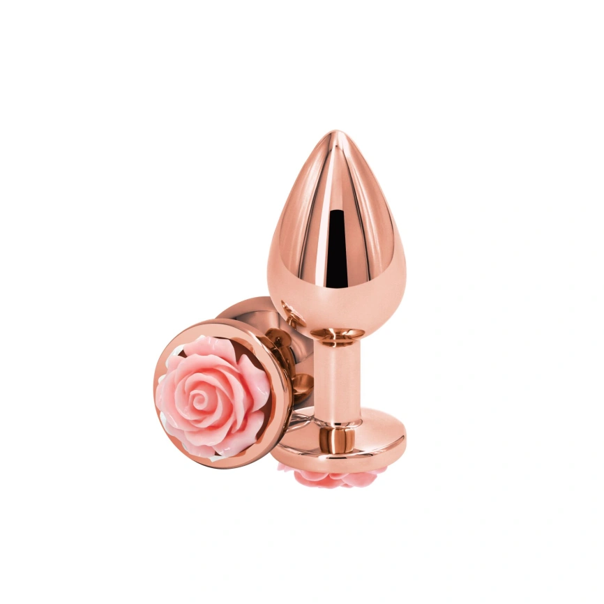 Анальная пробка NS Novelties Rear Assets - Rose - Medium - Pink фото 1