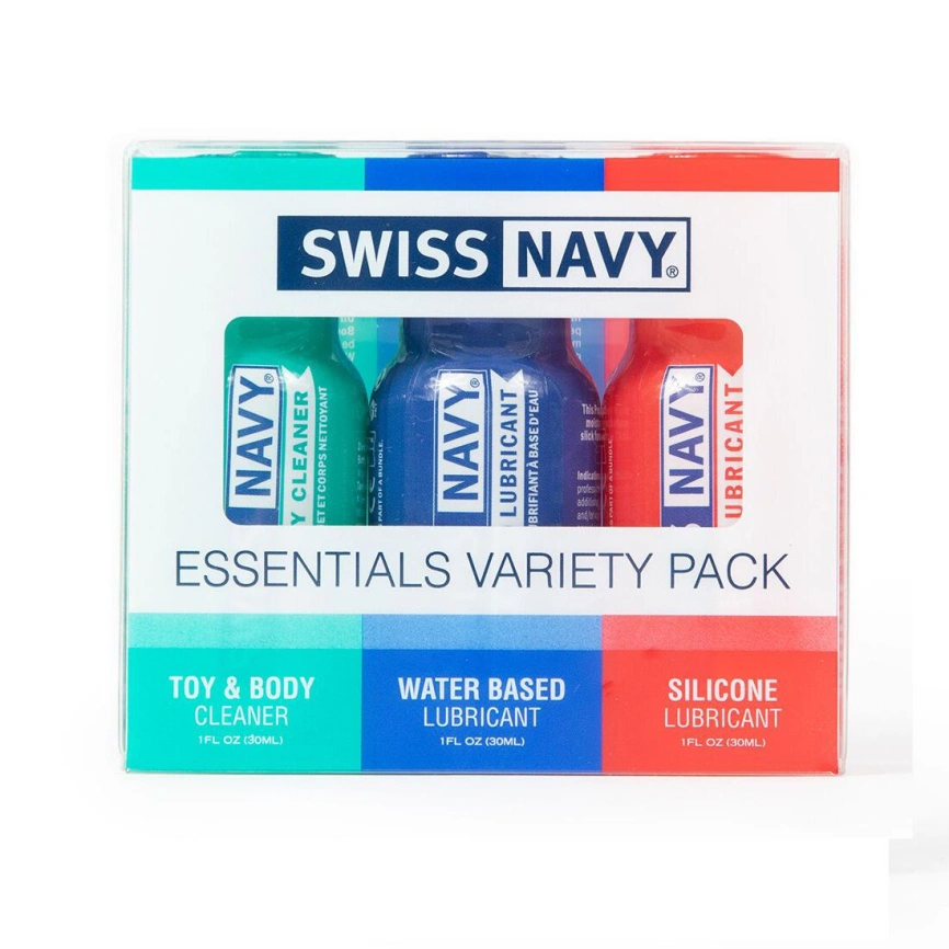 Набор Swiss Navy Essentials Variety Pack 3 х 30 мл фото 1