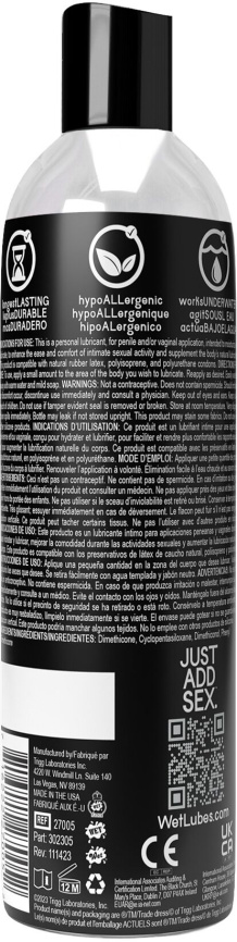 Лубрикант на силіконовій основі Wet Pure Silicone Platinum (118 мл) фото 2
