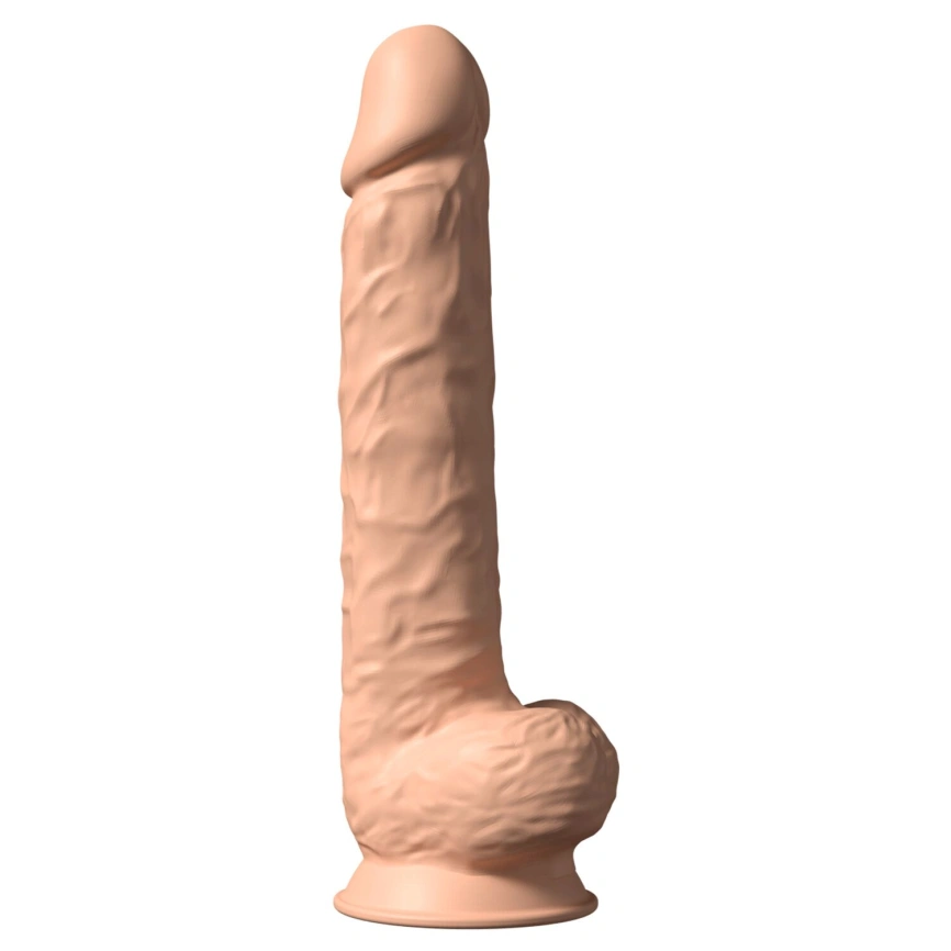 Фаллоимитатор SilexD Kingston Flesh (MODEL 15in), двухслойный, силикон+Silexpan, диаметр 7 см фото 1