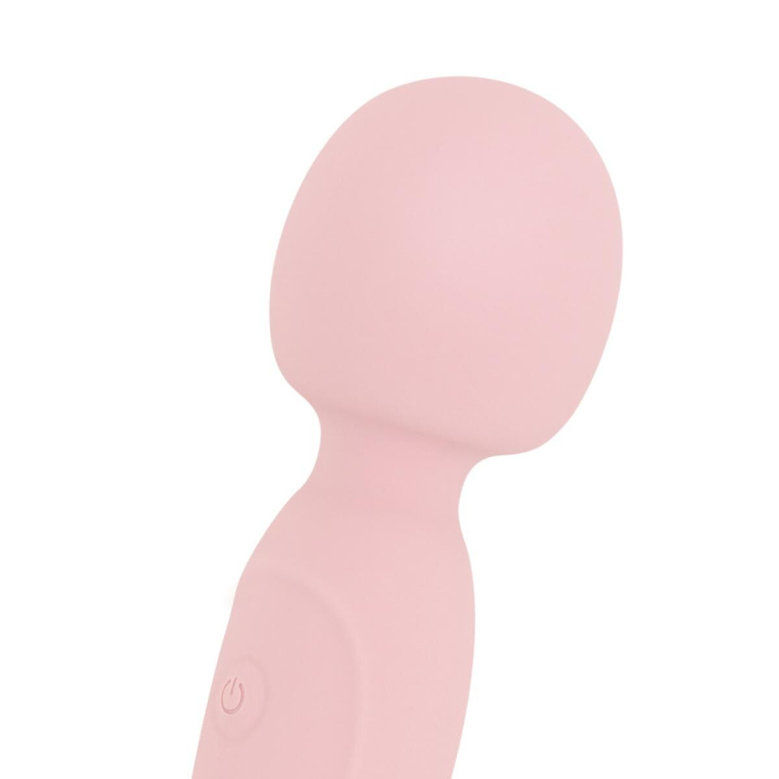 Вібромасажер Good Vibes Only - SIMI Double-Sided Wand Vibrator Soft Silicone - Pink фото 5