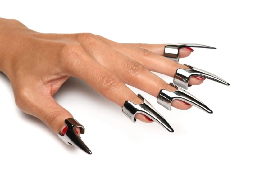 Набор колец с когтями Master Series Five-Piece Sensation Claw Rings - Silver фото 1