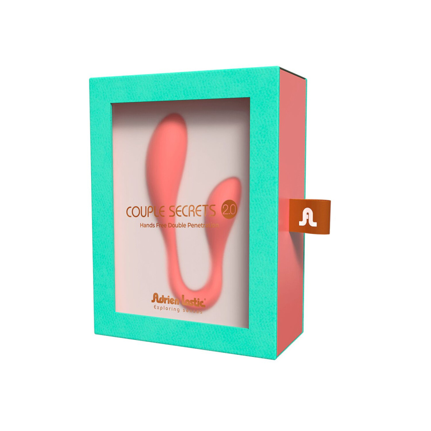 Смарт-вібратор для пар Adrien Lastic Couple Secrets 2.0, 2 мотори, 10 режимів фото 6