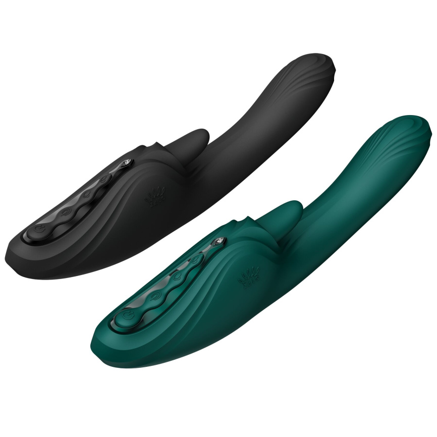 Смарт-вібратор Zalo Ares Obsidian Black, підігрів, 3 мотори, язичок для клітора, стимуляція точки G фото 18