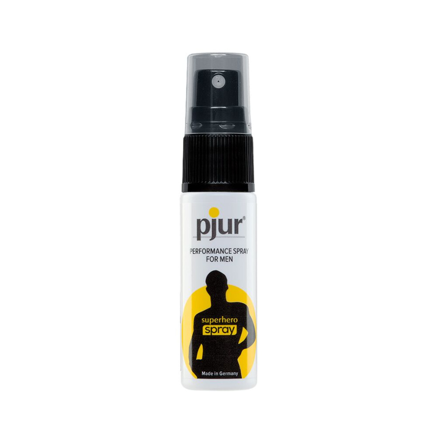 Спрей-пролонгатор pjur Superhero Performance Spray 20 мл, всотується в шкіру, природні компоненти фото 1