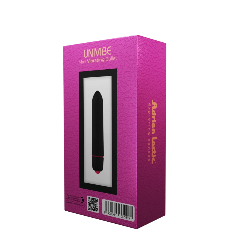 Вибропуля Adrien Lastic Univibe, 10 режимов работы, силикон, на батарейках фото 5