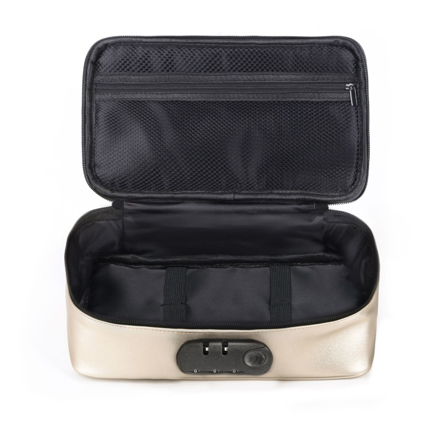 Кейс для іграшок Dorcel DISCREET BOX LUXURY GOLD, кодовий замок, 27×16×7,62 см фото 2