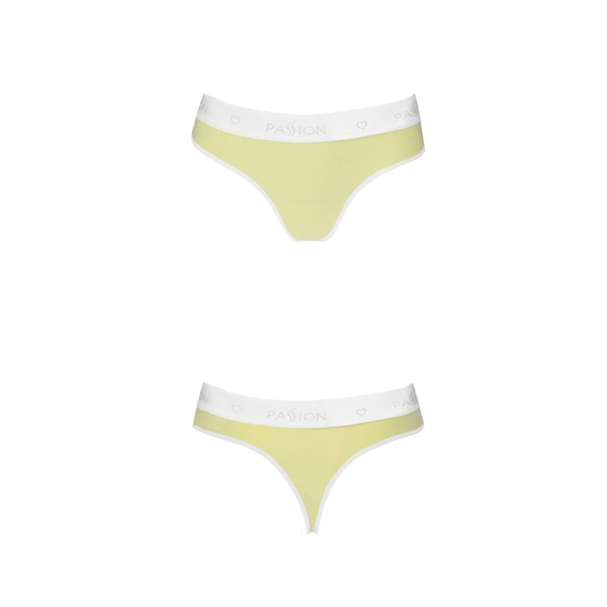 Спортивні трусики-стрінги Passion PS007 PANTIES S, yellow фото 4