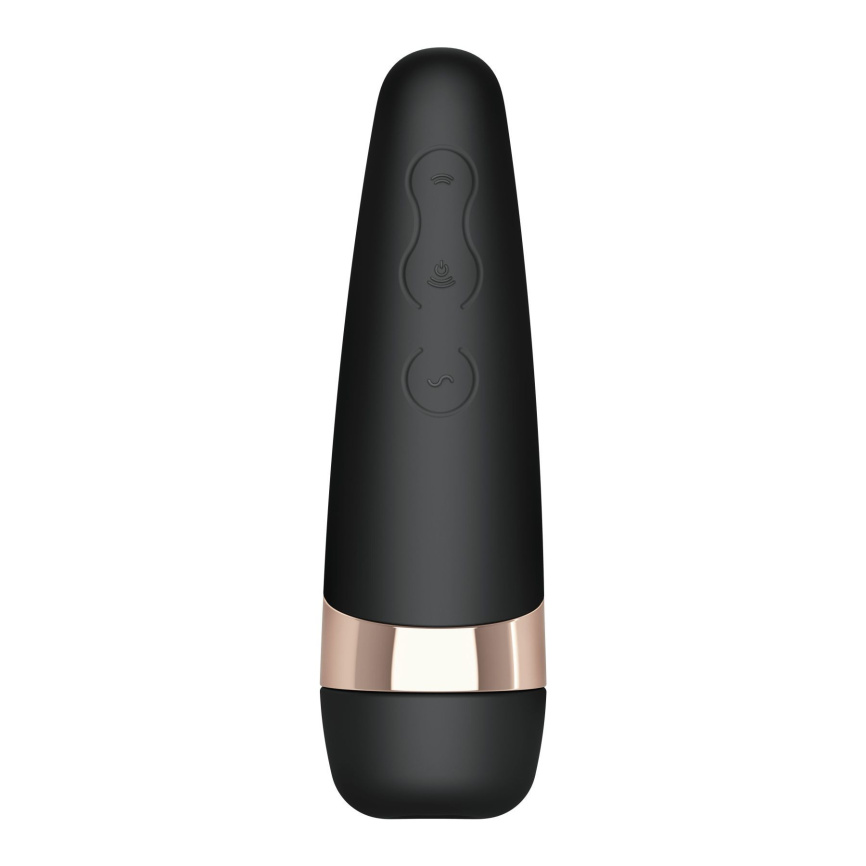 Вакуумний кліторальний стимулятор Satisfyer Pro 3 Vibration з вібрацією та дуже м’яким кінчиком фото 1