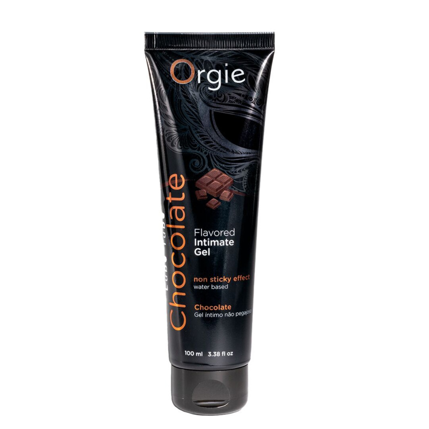 Лубрикант на водній основі Orgie Lube Tube Chocolate, 100 мл, зі смаком та ароматом шоколаду фото 1