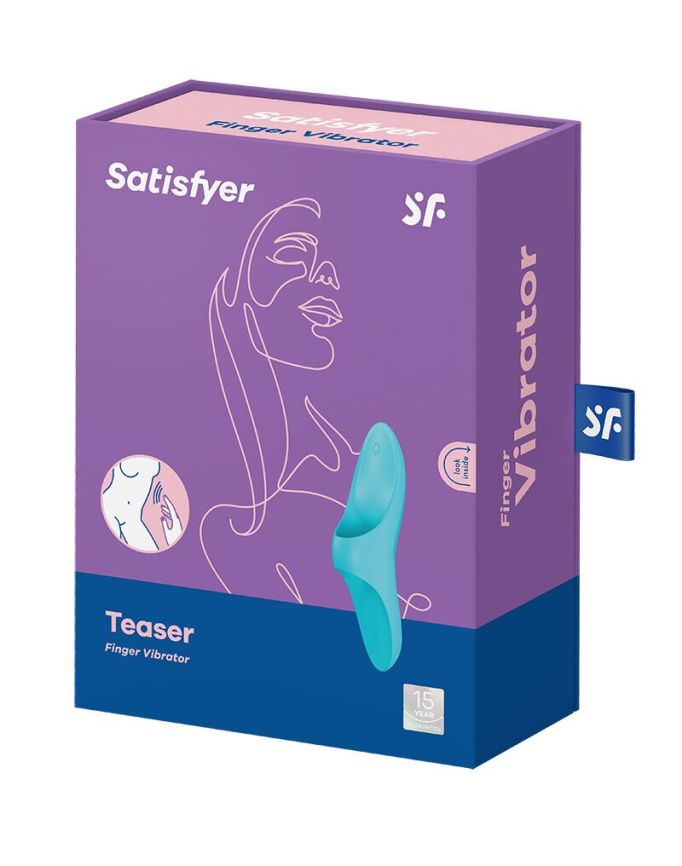 Вібратор на палець Satisfyer Teaser Light Blue фото 6