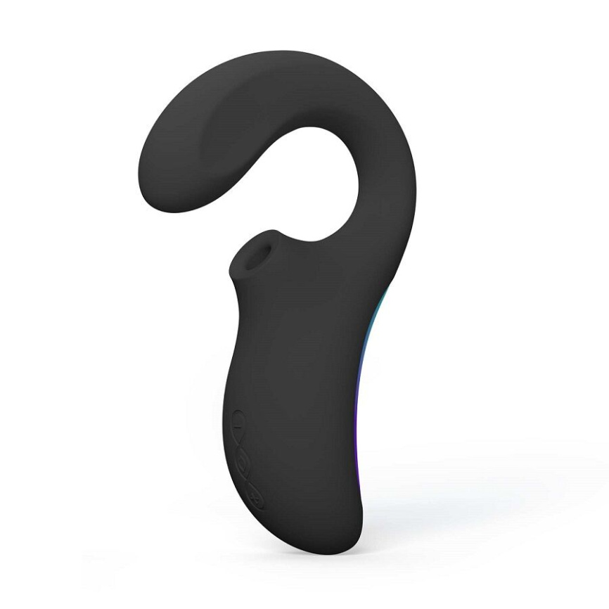 Кліторально-вагінальний звуковий стимулятор LELO Enigma WAVE Black, 3 типи стимуляції фото 2