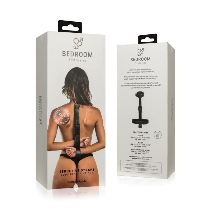 Фіксатор для рук та шиї Bedroom Fantasies: Seductive Straps Body Restraint Set фото 6