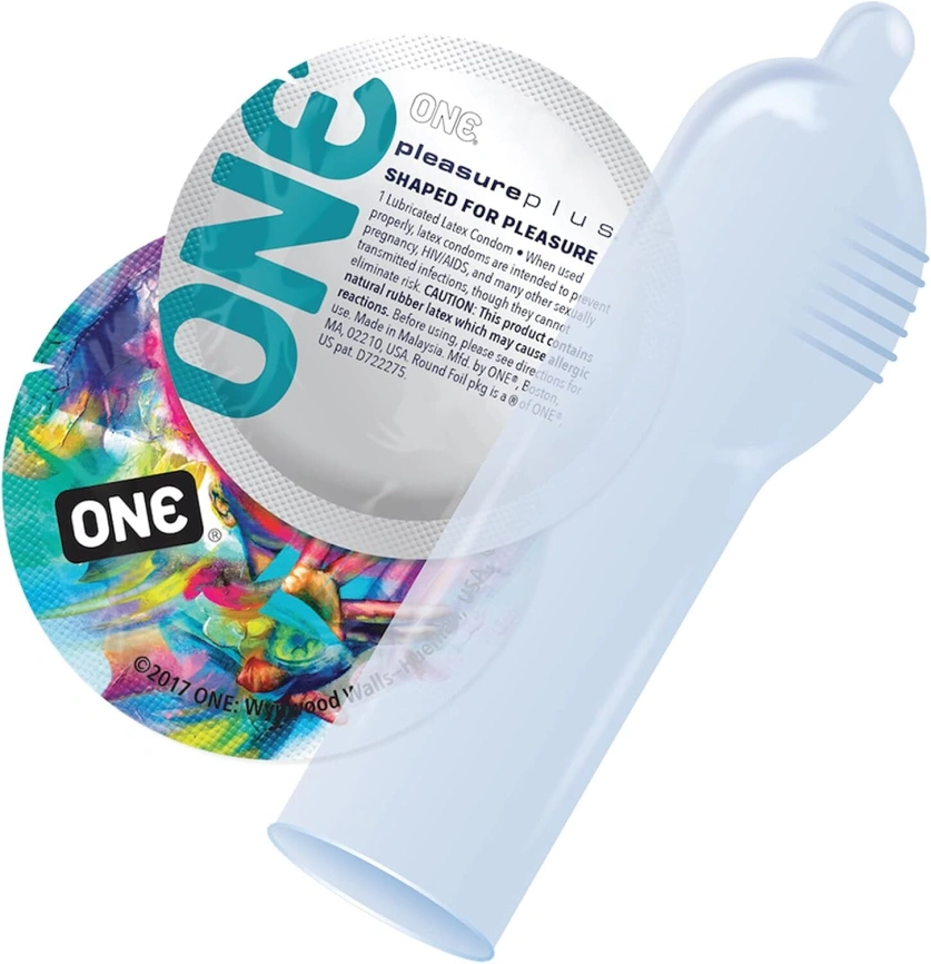 Презерватив ONE Pleasure Plus, 1 шт, с ребристым участком на конце, со смазкой фото 2