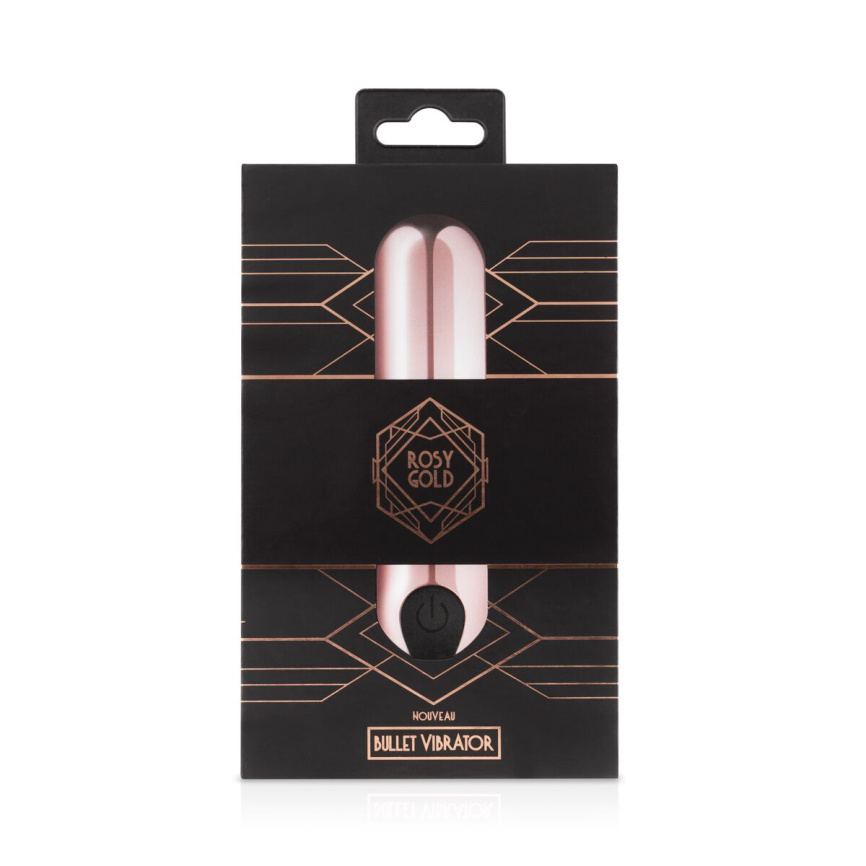 Віброкуля Rosy Gold — Nouveau Bullet Vibrator, перезаряджається фото 5