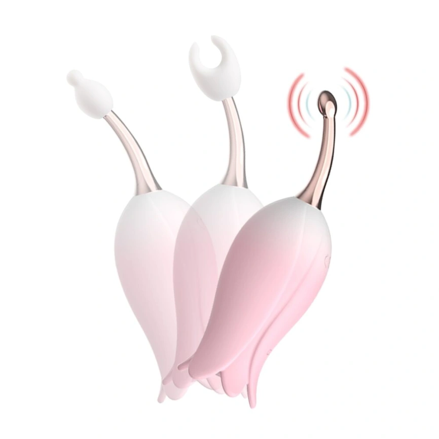 Ультразвуковой вибратор для клитора Otouch Bloom Ultrasonic Clitoris, 2 доп. насадки фото 3