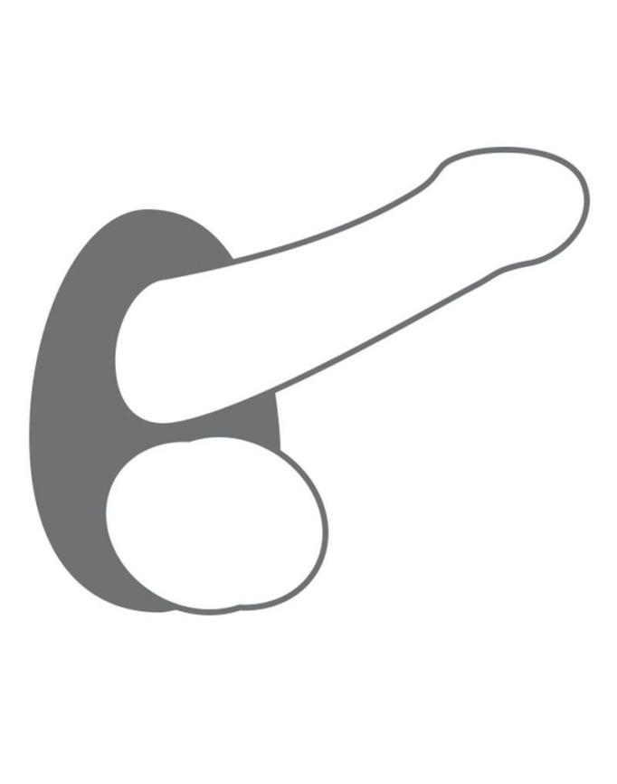 Ерекційне кільце Dorcel Liquid-Soft Teardrop для члена і мошонки, soft-touch силікон фото 3