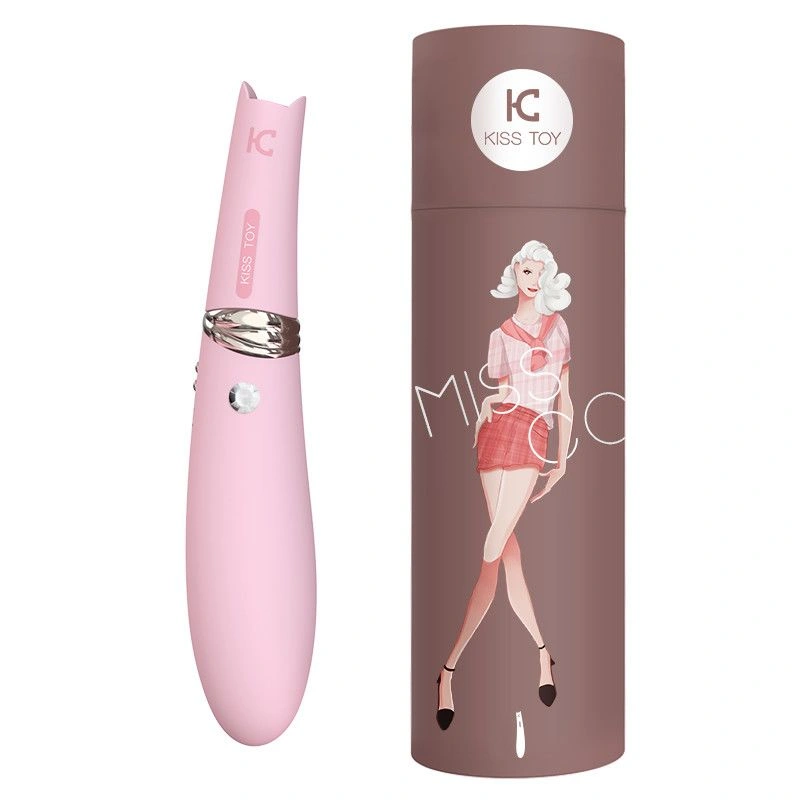 Вакуумный стимулятор с вибрацией KISTOY Miss CC Pink, можно использовать как вибратор, диам. 3,6см фото 4