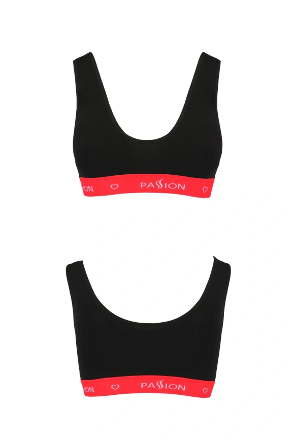 Спортивный топ на широких бретелях Passion PS003 TOP L, black фото 4