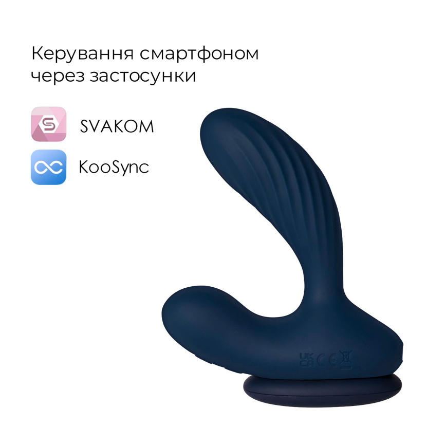 Інтерактивний масажер простати та вібратор точки G Svakom Vick Neo 2, підігрів, поворот стовбура, пульт ДК фото 10