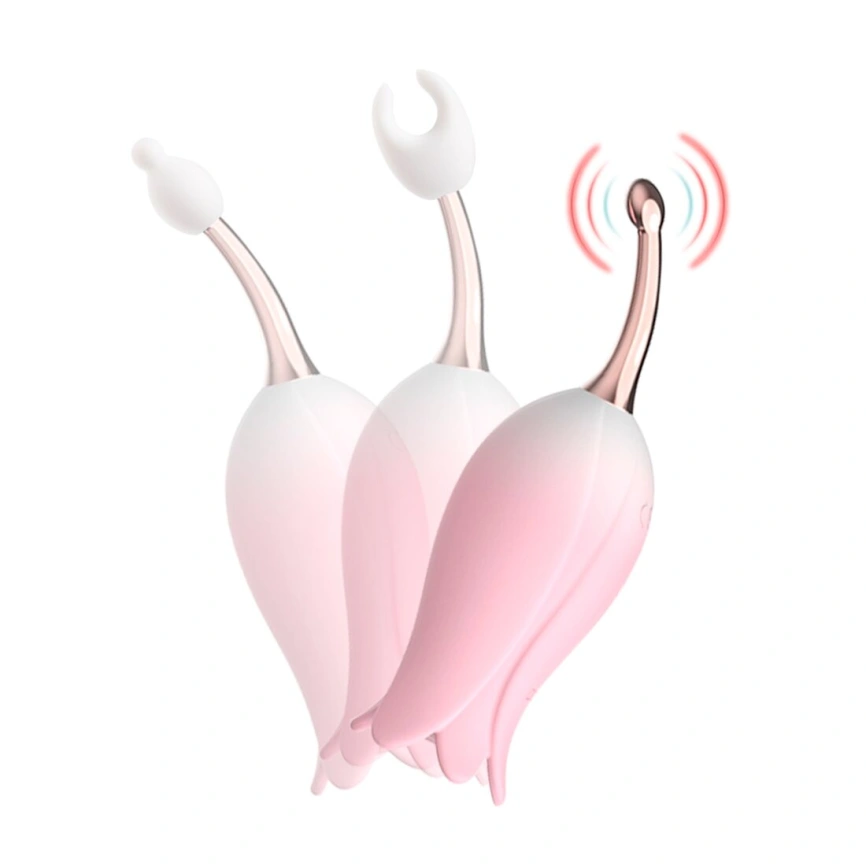Ультразвуковой вибратор для клитора Otouch Bloom Ultrasonic Clitoris, 2 доп. насадки фото 12