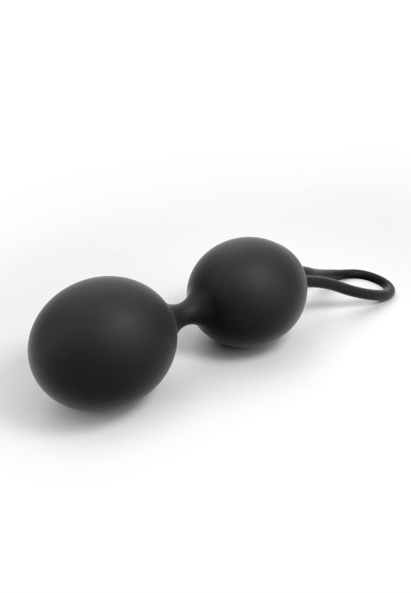Вагінальні кульки Dorcel Dual Balls Black, діаметр 3,6 см, маса 55 г фото 2