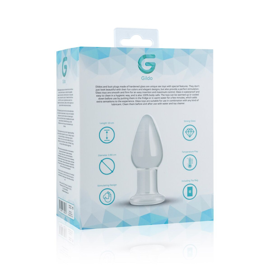 Скляна анальна пробка Gildo Glass Buttplug No. 24 фото 5