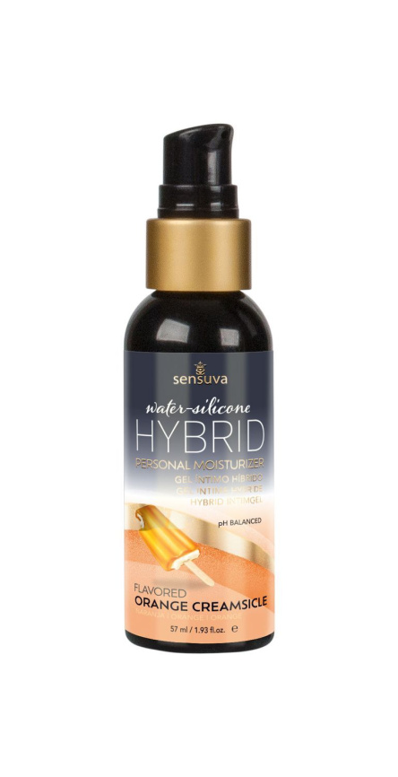 Змазка водно-силіконова Sensuva Hybrid Orange Creamsicle 57мл без цукру, можна для оральних пестощів фото 2
