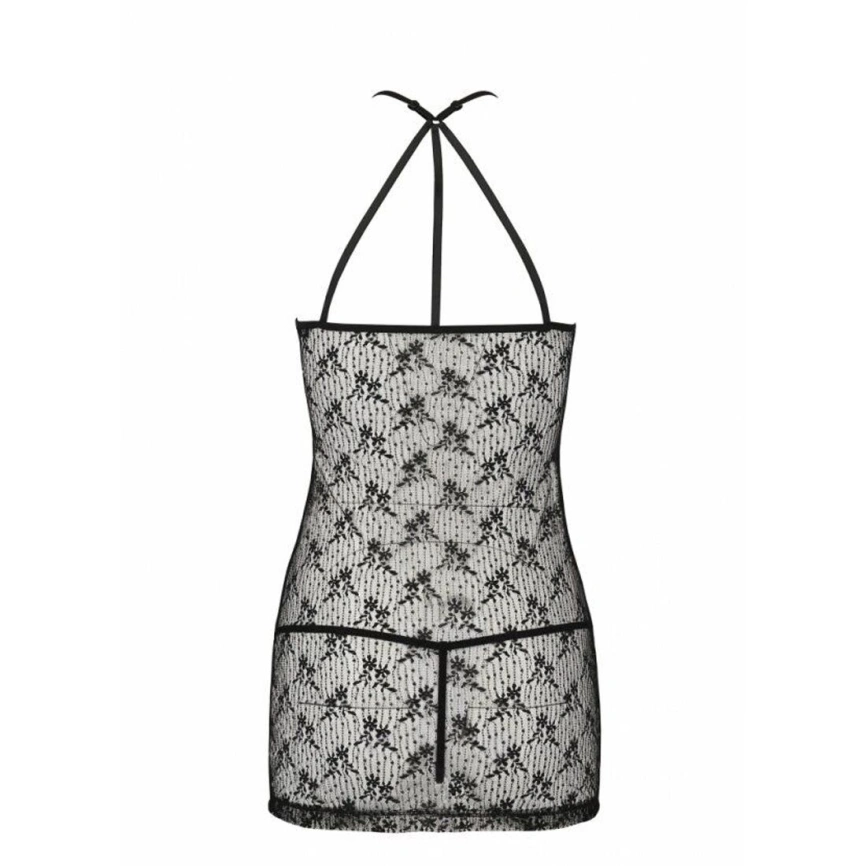 Полупрозрачная сорочка Passion AZALIA CHEMISE L/XL, black фото 10