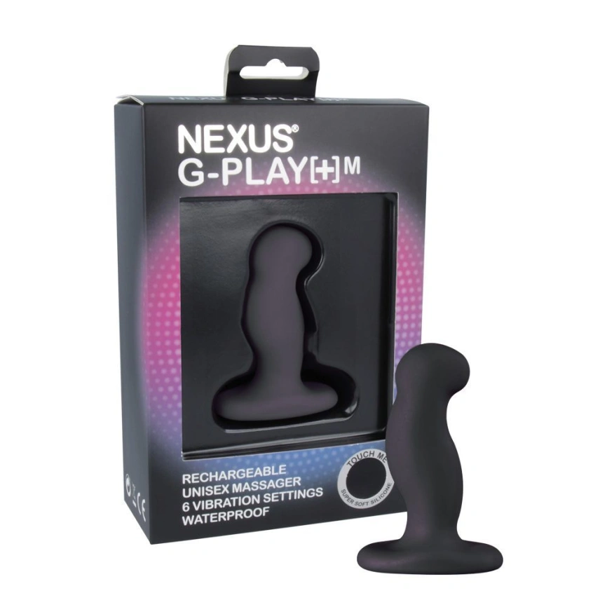 Вибромассажер простаты Nexus G-Play Plus M Black, макс. диаметр 3 см, перезаряжаемый фото 2