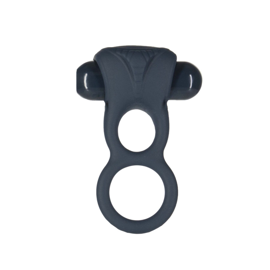 Подвійне ерекційне кільце з вібрацією Lux Active-Triad - Vibrating Dual Cock Ring, пульт ДК фото 1