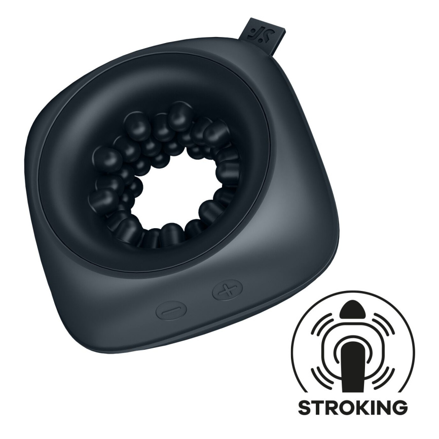 Мастурбатор Satisfyer Ring Stroker, 12 режимів вібрації, універсальний, компактний фото 1