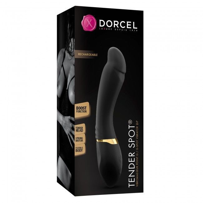 Вібратор Dorcel Tender Spot з гнучким стовбуром і м'яким кінчиком, з турборежимом фото 6
