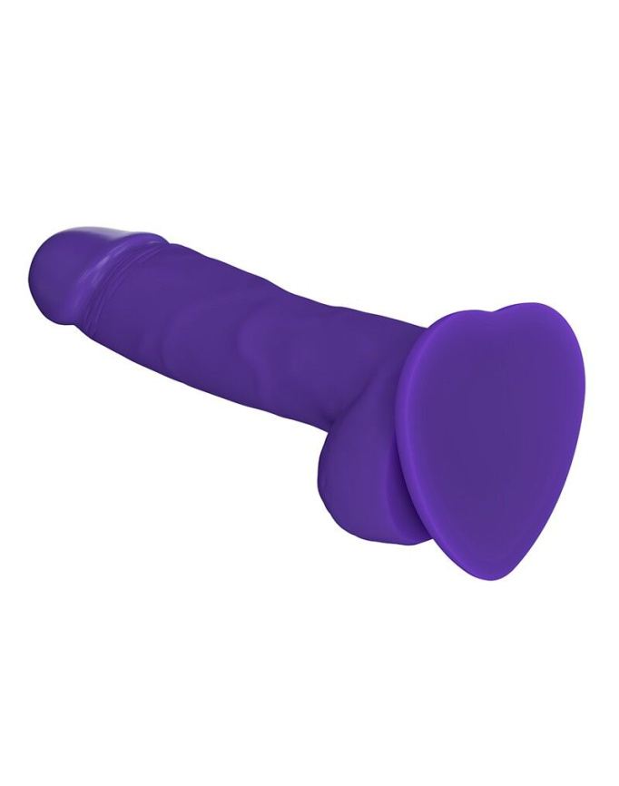 Реалістичний фалоімітатор Strap-On-Me SOFT REALISTIC DILDO Violet - Size M фото 2