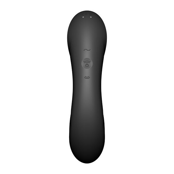 Вакуумний стимулятор з вібрацією Satisfyer Curvy Trinity 4 Black фото 3