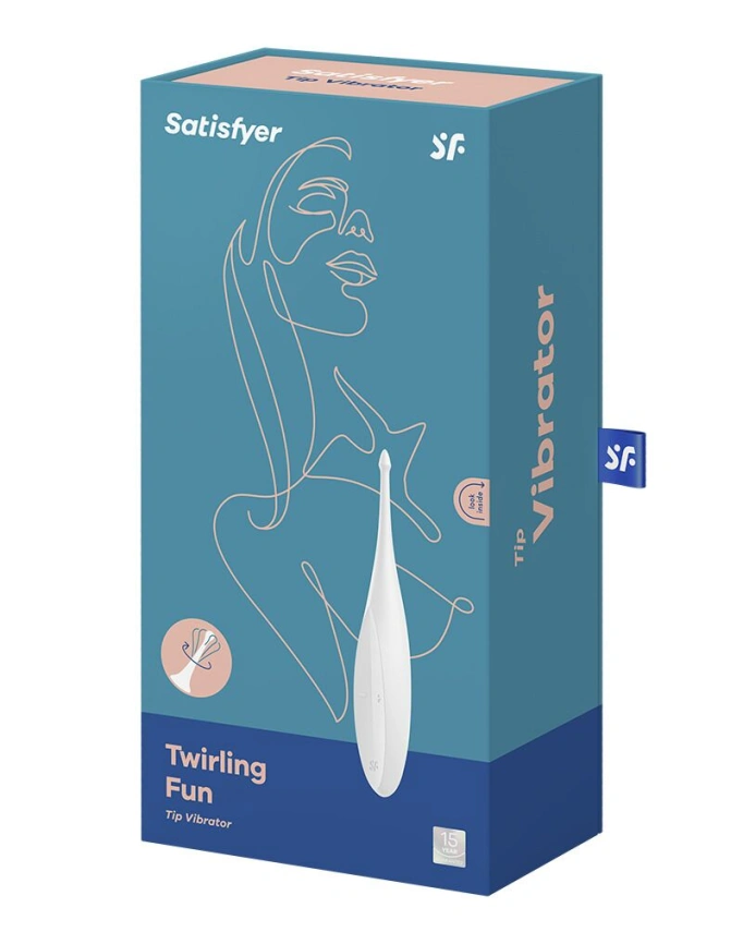 Вибратор для клитора Satisfyer Twirling Fun White фото 4