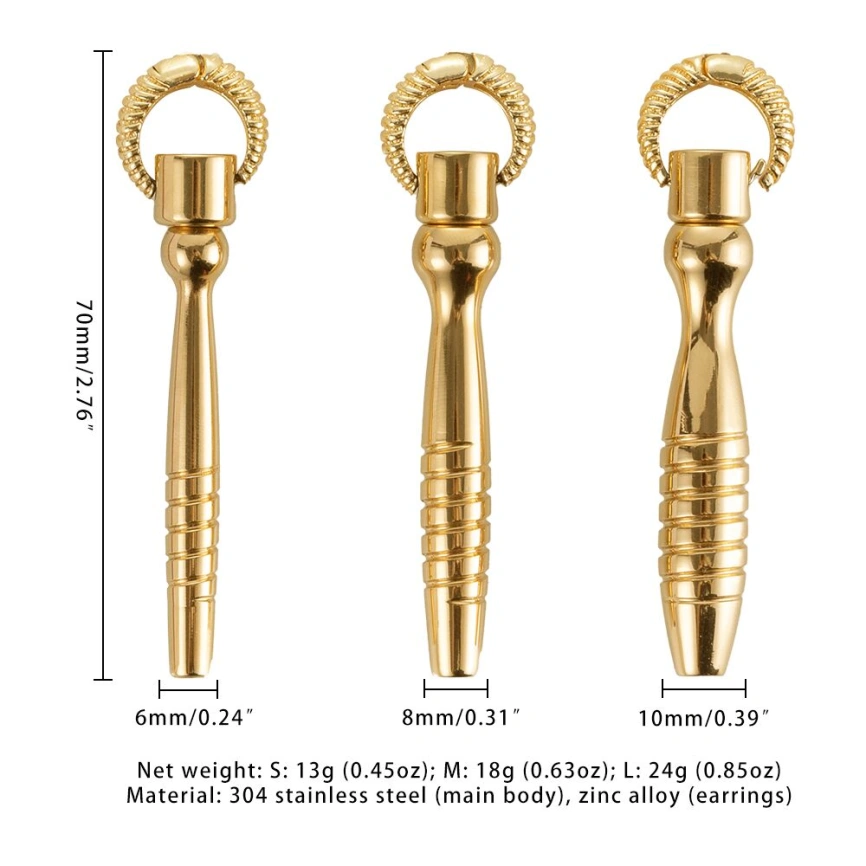 Набор уретральных стимуляторов LOCKINK Bad Boy Training Urethral Plugs Set фото 12