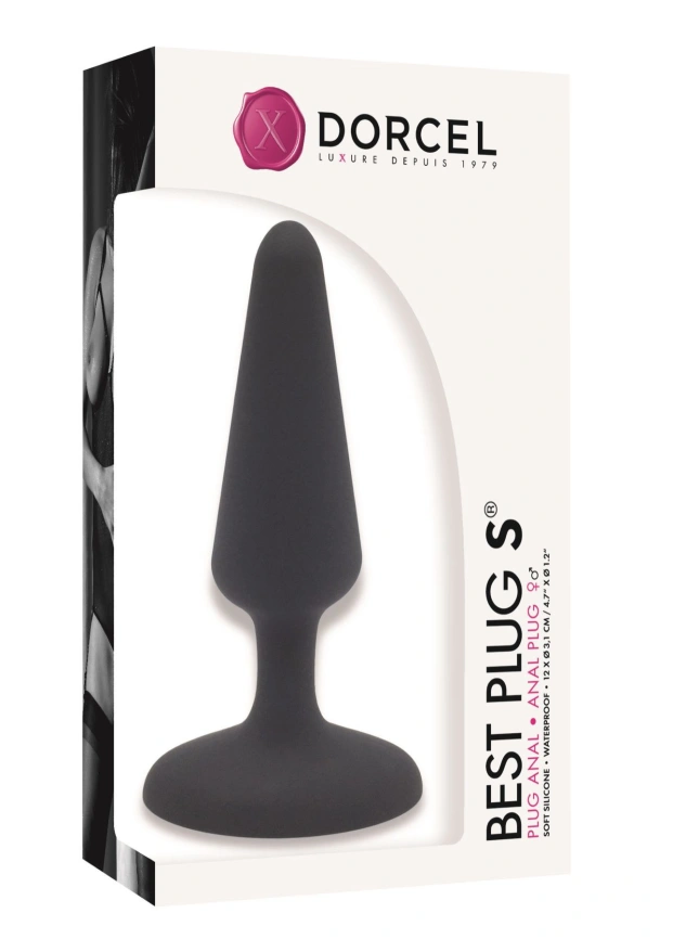 Анальная пробка Dorcel Best Plug S мягкий soft-touch силикон, макс. диаметр 3,1см фото 2