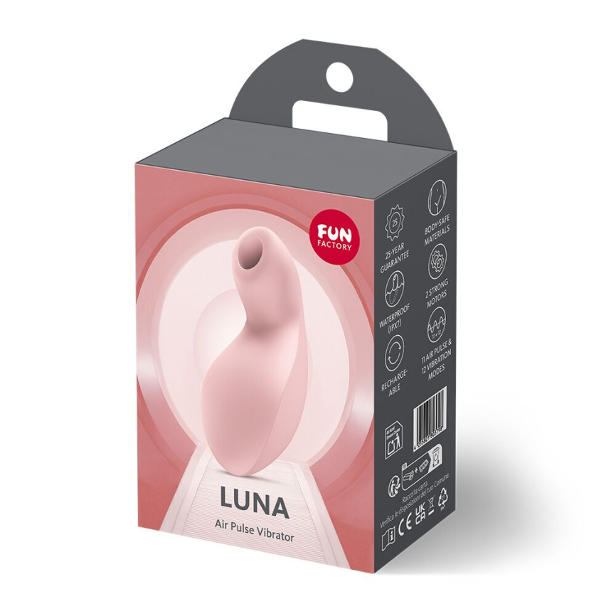 Вакуумний стимулятор Fun Factory Luna Soft Pink фото 7