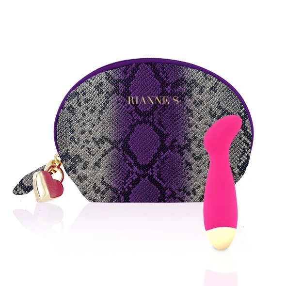 Вибратор для точки G Rianne S: Boa Mini Pink, 10 режимов работы, медицинский силикон фото 1