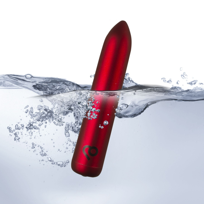 Віброкуля Rocks Off Bullet Poppy Red 16 Settings фото 8